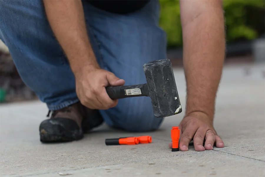 Polyurethane Foam Injection Foundation Repair in The Villages, FL (2)